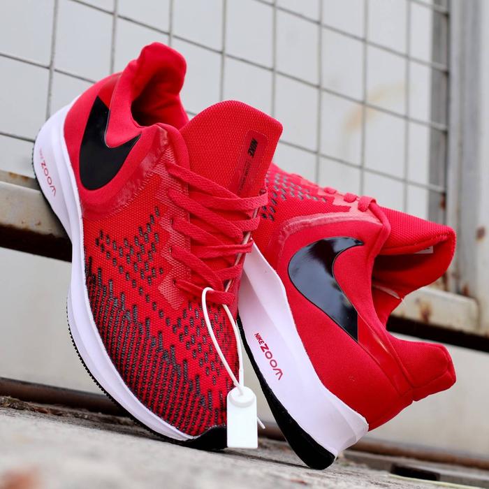 PROMO SEPATU NIKE WINFLO ZOOM SEPATU RUNNING CASUAL PRIA merah hitam, 39
