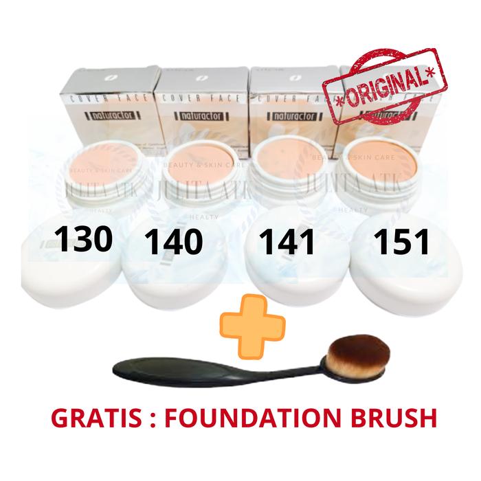 Gambar NATURACTOR COVER FACE 151 - FOUNDATION dari naturesbeautyshop undefined Tokopedia