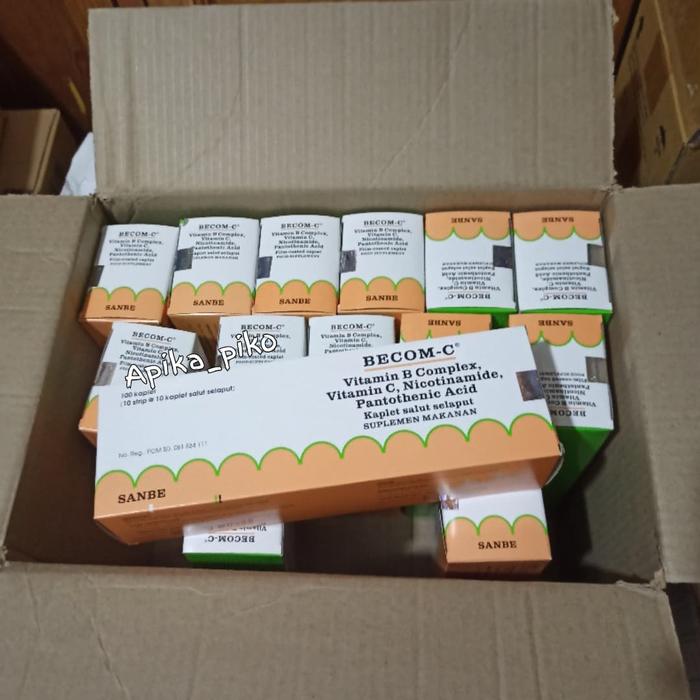 Gambar Becom C/Becom-C tablet multivitamin (dengan Vitamin C) dari Apika_piko undefined Tokopedia