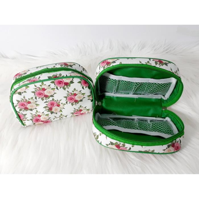 Gambar Tas Pouch Oil Bag Sekat Ready Stock - Hijau dari fafasouvenirkudus undefined Tokopedia