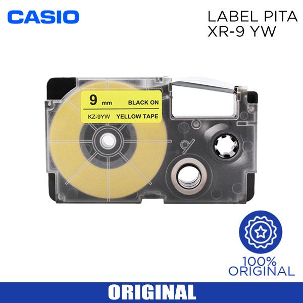 Gambar CASIO PITA LABEL PRINTER XR9mm - Kuning dari SinarMutiara Online undefined Tokopedia