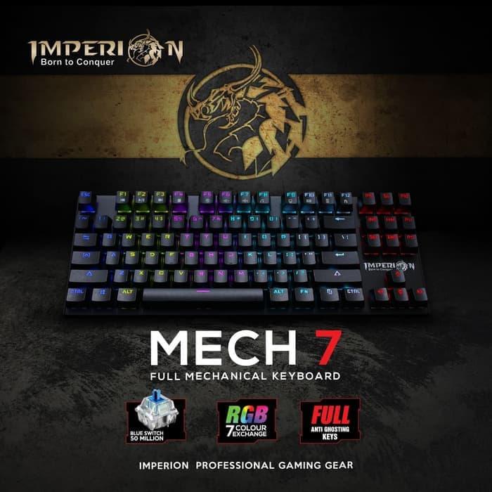 Gambar Keyboard Gaming Mechanical Imperion Mech 7 KG-M07R TKL RGB - MECH7 dari sr4e undefined Tokopedia