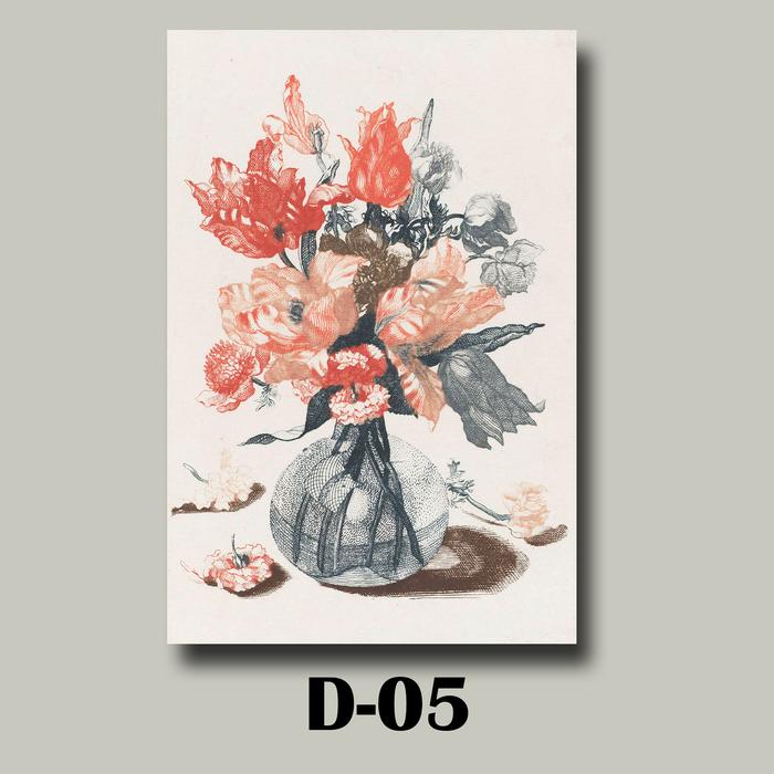 Gambar Wall Decor Hiasan Dinding Pajangan Dinding FLOWER ART 20x30cm - D-05 dari goodmaru undefined Tokopedia