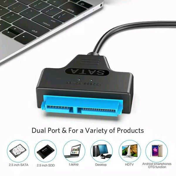Gambar USB 3.0 Alat untuk pembaca hardisk sata 2.5 inch SSD to usb3.0 dari manjika undefined Tokopedia