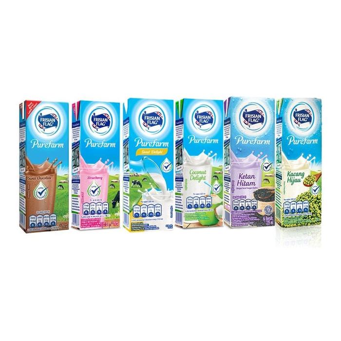 Promo Harga Frisian Flag Susu UHT Purefarm Sweet Delight 225 ml - Tokopedia