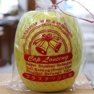 Gambar Tali Plastik Rafia Lonceng 1 Kg - Kuning dari Kapuk Mas undefined Tokopedia