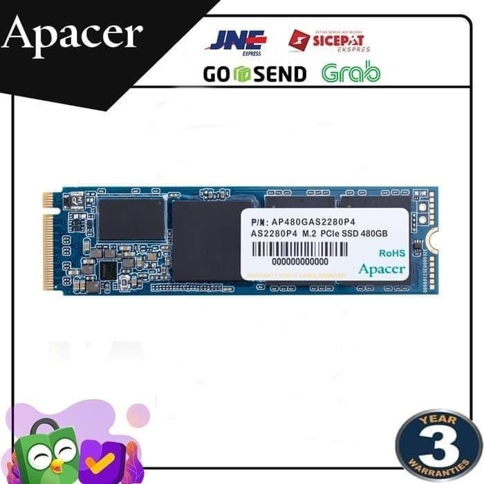 Jual SSD APACER NVME AS2280P4 480GB AP480GAS2280P4-1 Kota