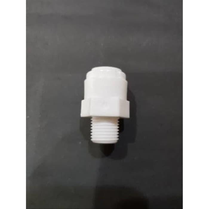 Gambar Konektor RO Lurus Drat Luar 1/4" x Selang 3/8" - 11B dari Terlengkap & Termurah undefined Tokopedia