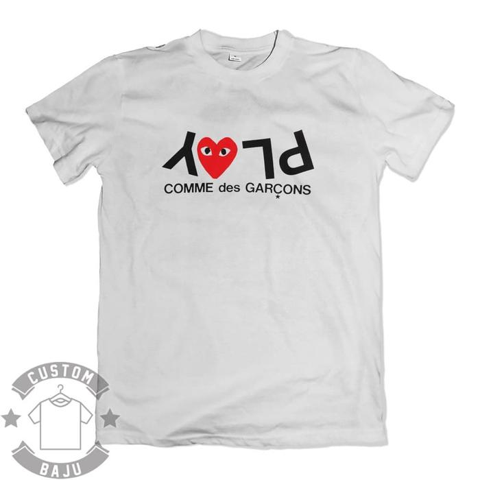 Kaos Cdg Couple Shirt Jual Kaos Distro Couple CDG Comme Des