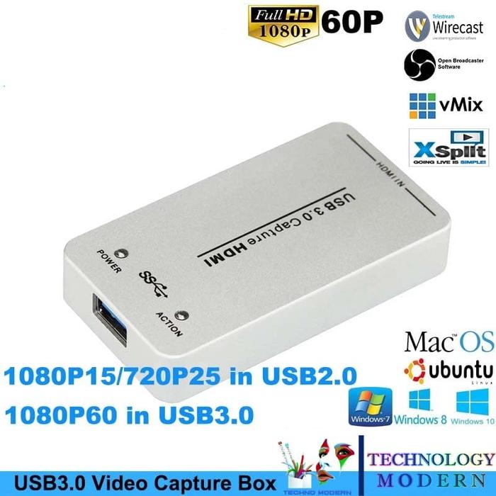 Video Capture Card Ubuntu Usb Hdmi Adapter UGREEN 4K@60Hz HDMI
