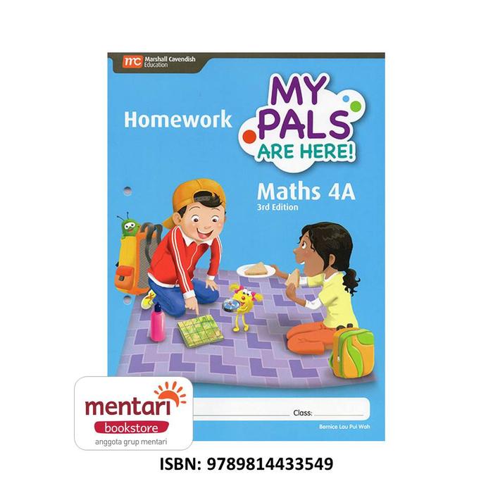 Gambar MY PALS ARE HERE! - MATHS HOMEWORK | BUKU PELAJARAN MATH SD - HW4A dari MentariBookstoreKelapaGading undefined Tokopedia