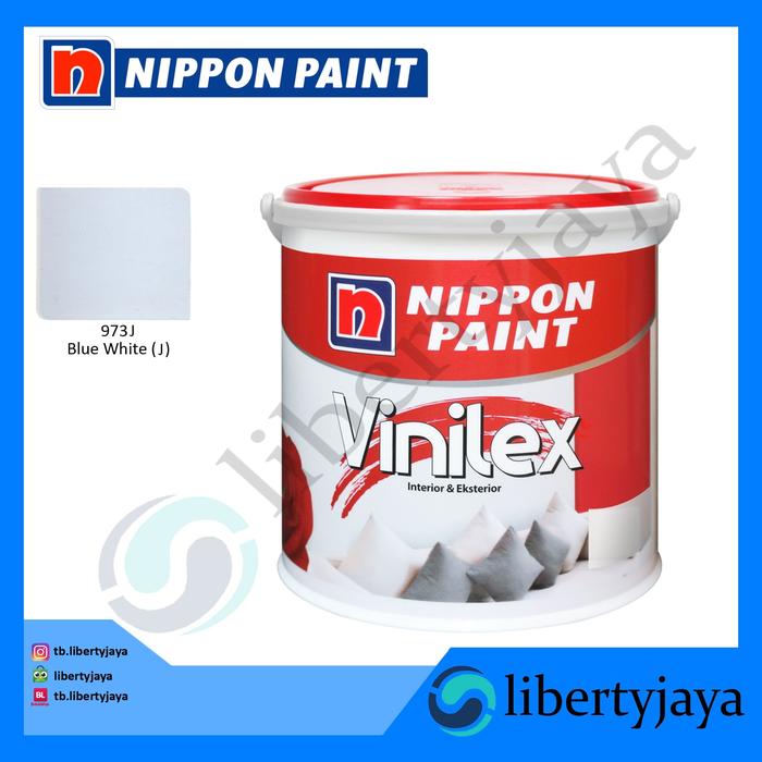 Jual 5kg 973j Blue White Vinilex Cat Tembok Nippon Paint Jakarta Utara Libertyjaya 