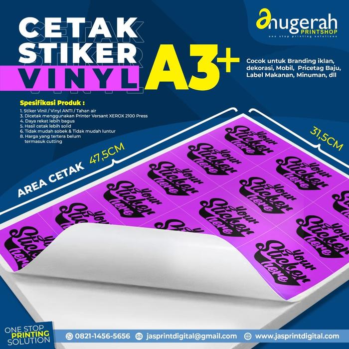 print stiker a3