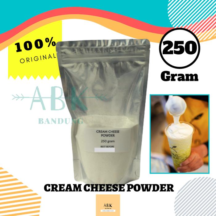 Gambar CREAM CHEESE POWDER 250 GRAM / GR | BUBUK CREAM CHEESE 250 GR / GRAM dari Aneka Bahan Kue Bandung undefined Tokopedia