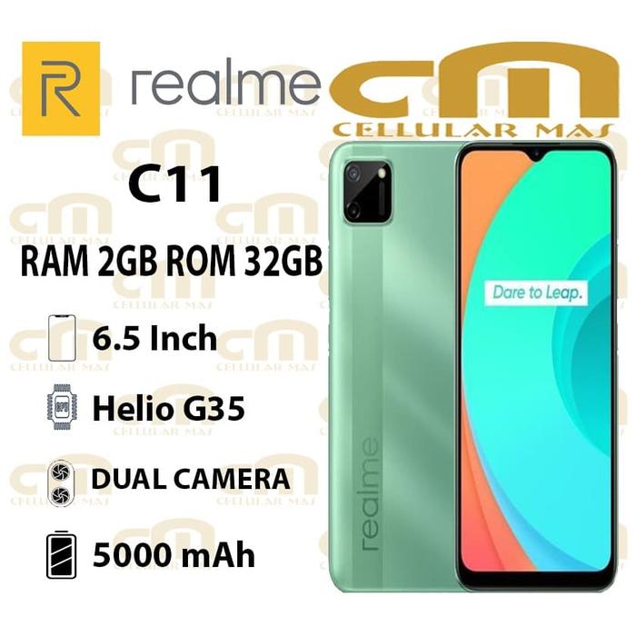 Gambar Realme C11 2/32 RAM 2GB ROM 32GB GARANSI RESMI REALME - Hijau dari Cellular Mas undefined Tokopedia