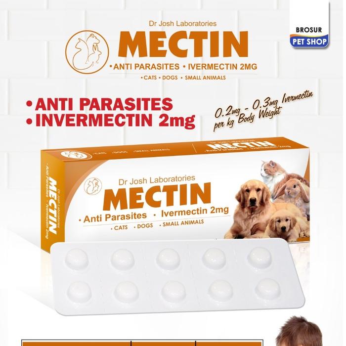 Jual Mectin Obat Anti Parasites Hewan Ecer 1 Tablet Kota Depok Pet Shop Indonesia Tokopedia