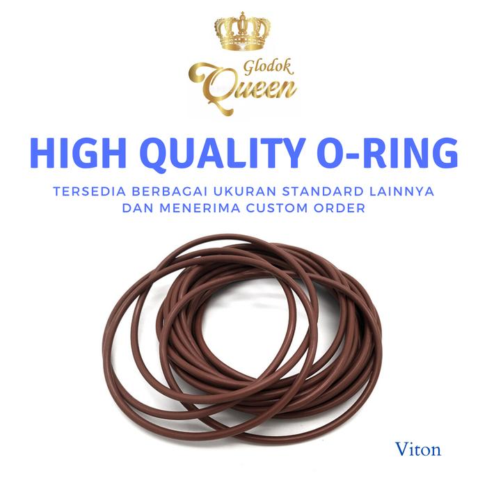 Gambar O-RING Oring Standard Metric VITON75 2x34 CS 2 x ID 34 mm dari Glodok Queen undefined Tokopedia