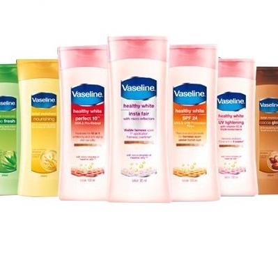 vaseline hand body lotion