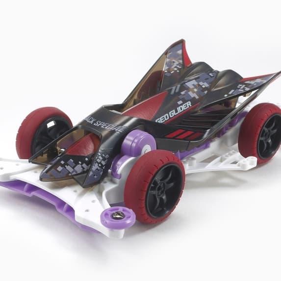 Tamiya 95564 Mini 4WD Geo Glider Black Special - Telaio FM-A In Scala 1/32 - Foto 4