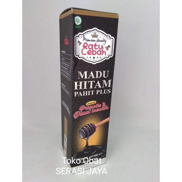 Gambar Ratu Lebah Madu Hitam Pahit plus 470 gr Suplemen Kesehatan Tubuh dari Toko Serasi Jaya undefined Tokopedia
