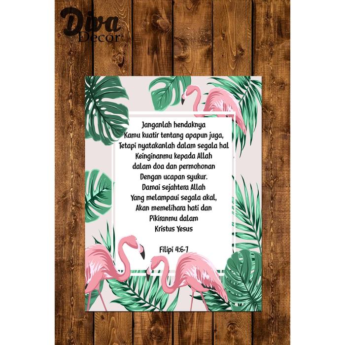 Jual Hiasan Dinding Rohani Filipi 4 6 7 Kota Bandung Diva Decor Tokopedia