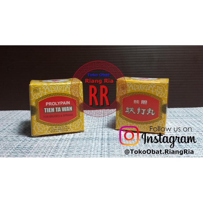 Gambar Prolypain Tieh Ta Wan - Obat luka memar, Terkilir, Keseleo, luka dalam dari TO Riang Ria undefined Tokopedia