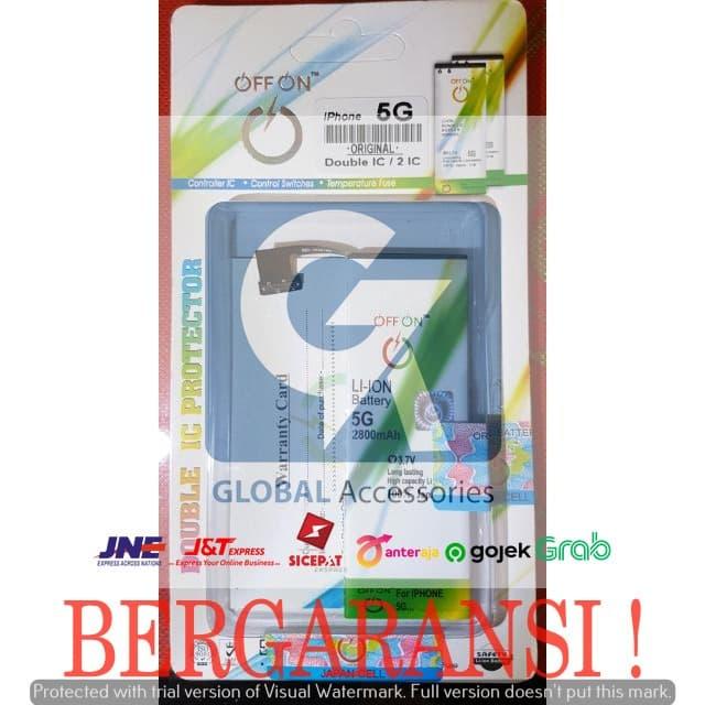 Gambar Baterai / Battery / Batre DOUBLE POWER iPhone 5G / 5S / 5C dari Global Accessoris undefined Tokopedia