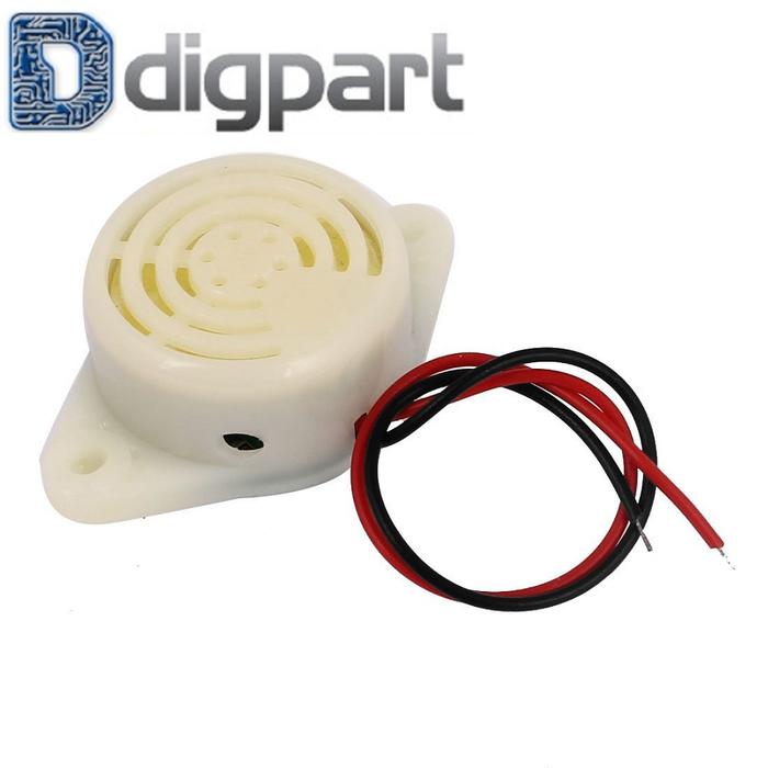 Gambar Buzer SFM-27 SFM - 27 DC 3-24V Piezo Electric Active Buzzer Speaker - Putih, Putus-Putus dari DigPart Malang undefined Tokopedia
