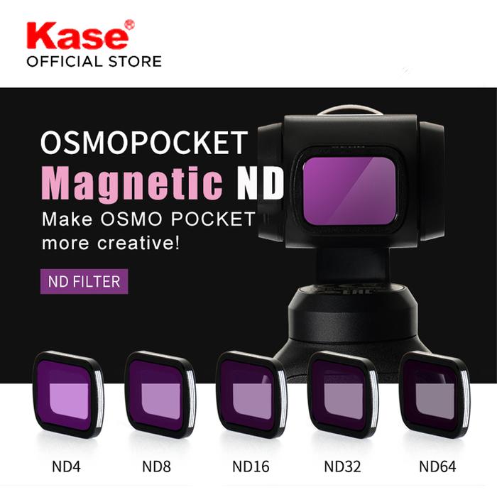 Gambar Filter Kase Drone DJI Osmo Pocket - Wide Angle/Fisheye/Macro/ND/Var.ND - ND4 dari KASE OFFICIAL STORE undefined Tokopedia