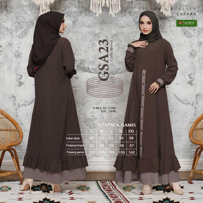 Jual Gamis Aurany Gsa 23 Kota Depok Pojok Hanifa Tokopedia