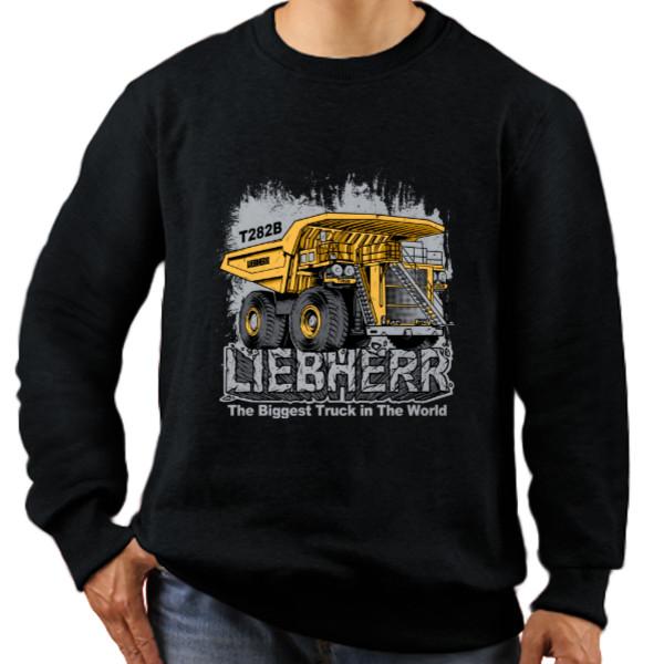 Gambar Sweater Dump Truck Liebherr T282B - Hitam, S dari Damn Overload undefined Tokopedia
