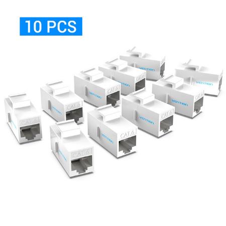 Gambar BARREL LAN RJ45 CAT6 VENTION - IPG - Putih, 10 PCS dari Queenly Store Gadget undefined Tokopedia