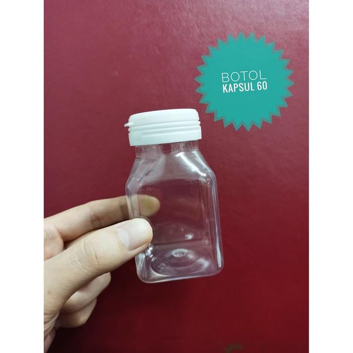 Gambar Botol kapsul - Botol Tinta - Botol Obat Bening / PET - Botol Kotak 100 dari doctorink undefined Tokopedia