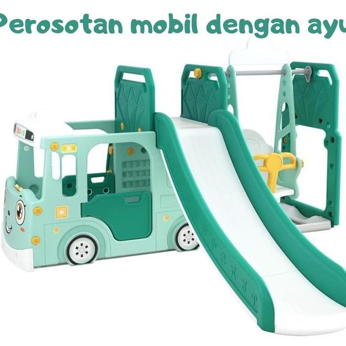 YaYa London Bus Slide & Swing