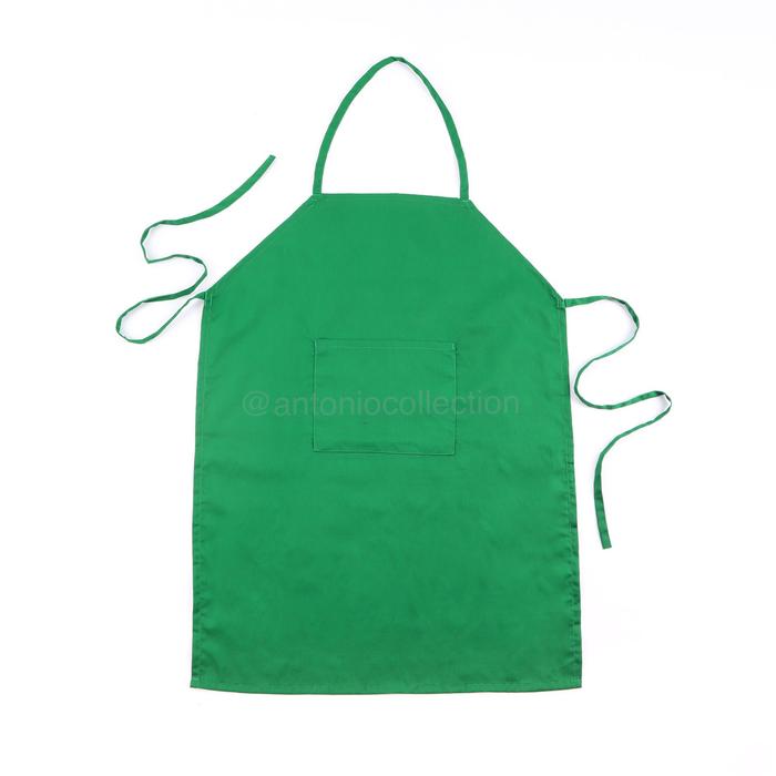 Gambar Celemek / Apron restoran dapur koki masak - Hijau dari Antonio Collection undefined Tokopedia
