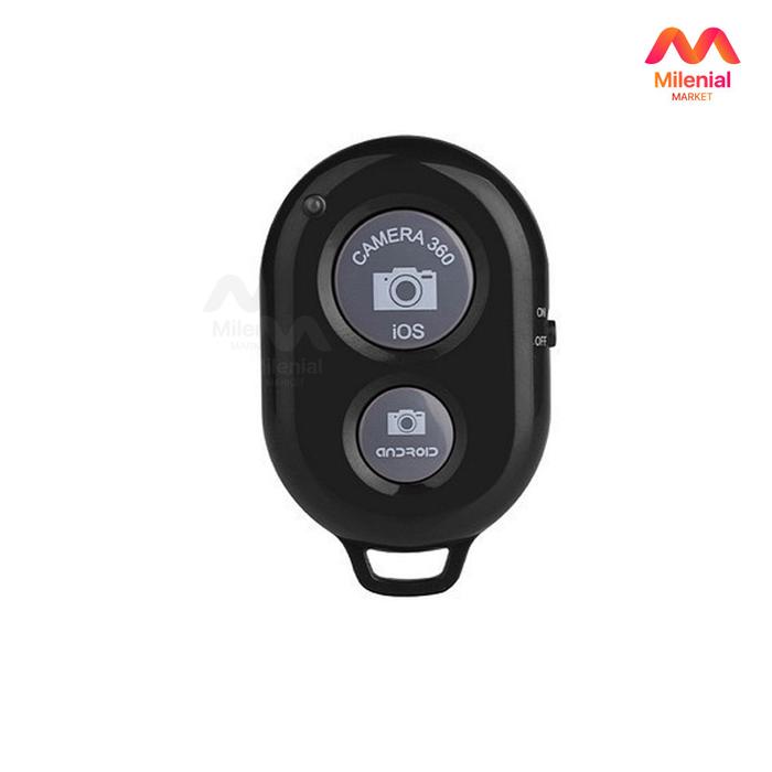 Gambar Remote Shutter Bluetooth Camera Android & iOS - Hitam dari Milenialmarket undefined Tokopedia