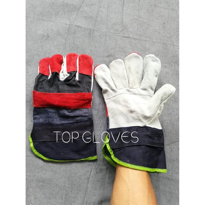 Jual Fitter Gloves - Sarung Tangan Kulit Kombinasi Murah - Split ...