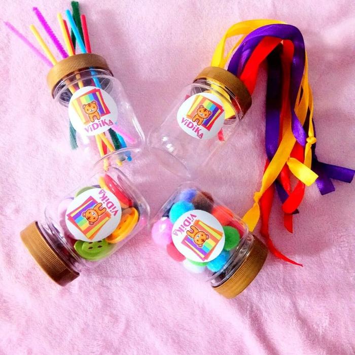 Gambar Busy Jars Complete Set/ Sensory play/ Mainan Edukasi dari ViDiKA undefined Tokopedia