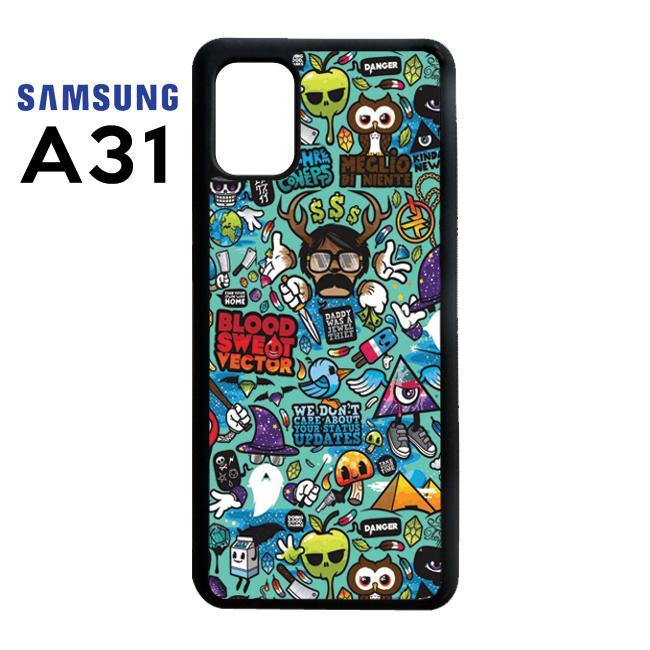 Gambar Casing Custom Case Samsung Galaxy A31 Softcase Motif Unik Sticker Bomb dari Heavencase undefined Tokopedia