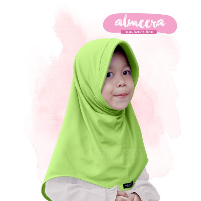 Gambar Jilbab Bergo Anak Cutemoslem Almeera M - Hijau muda dari Cutemoslem Store undefined Tokopedia