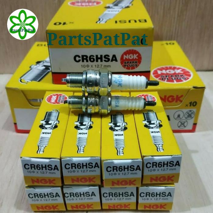 Gambar BUSI NGK STANDARD CR6HSA ASLI ORI ORIGINAL MOTOR MIO J MIO M3 FINO 125 dari PartsPatPat undefined Tokopedia