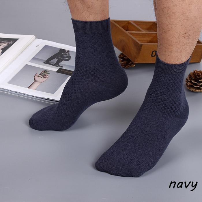 Gambar kaos kaki Serat Bambu Pria Kaus Kaki Pria Kaus Kaki Musim Panas w03 - Navy dari onlinecocotoko undefined Tokopedia