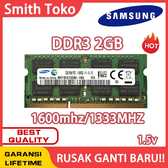 Gambar Ram laptop samsung DDR3L 4GB DDR3 4GB DDR3 8GB DDR3L 8GB DDR3 2GB RAM - 2GB, DDR3-1600MHZ dari SmithToko undefined Tokopedia