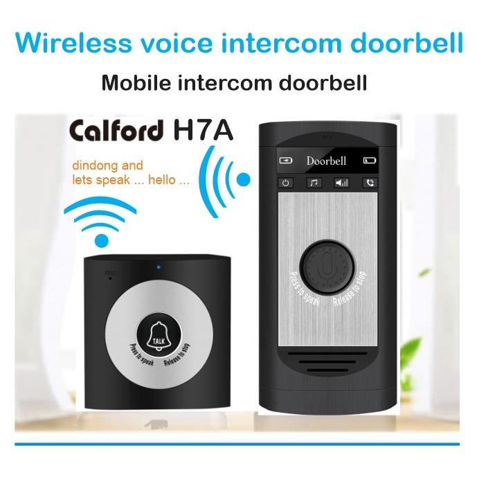 Gambar Wireless Intercom Doorbell - 2 Way VoiceTalk Long Range - CALFORD H7A - Hitam dari EtalaseBelanja Store undefined Tokopedia
