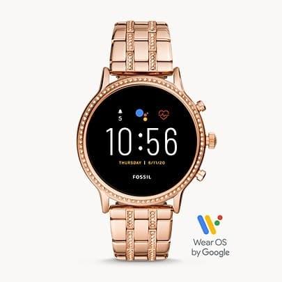 fossil smart watch gen 5 rosegold blink 