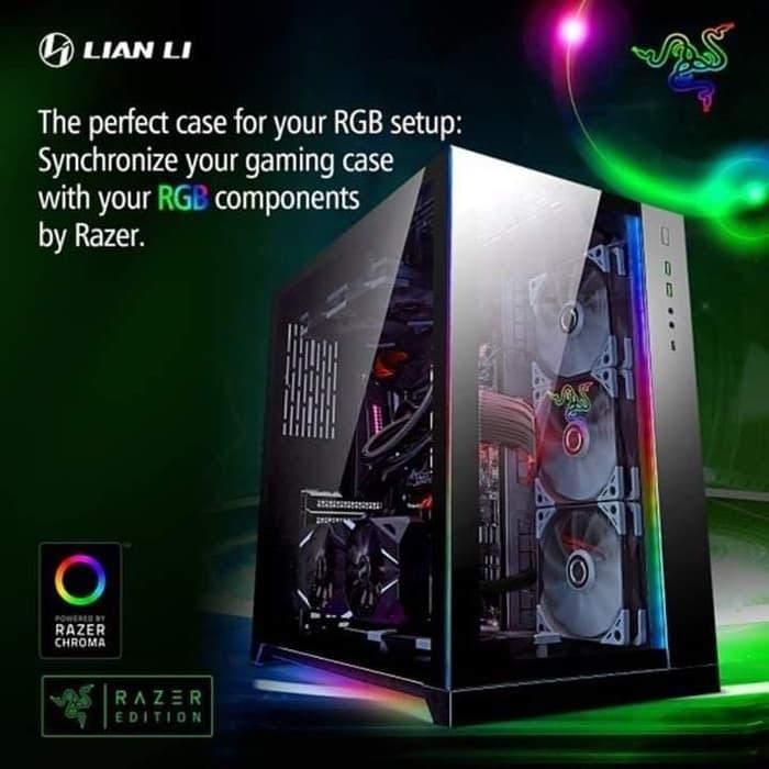 Jual Lian Li Pc O11 Dynamic Razer Edition Black Tempered Glass Gaming Case Jakarta Pusat Duta Mandiri Infokom Tokopedia