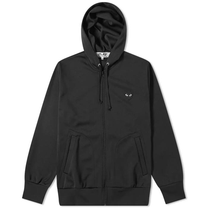 Cdg hoodie black heart sale