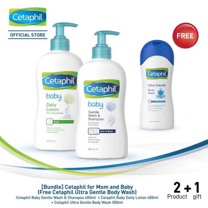 Gambar [Bundle] Cetaphil for Mom and Baby (Free Cetaphil Ultra Body Wash) dari Cetaphil Indonesia undefined Tokopedia