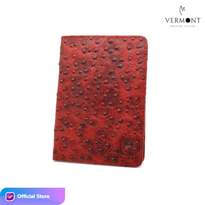 Gambar VERMONT V83 - F002 Sampul Passport Kulit Asli Original - Maroon Ostrich dari VERMONT ONE Kota Administrasi Jakarta Utara Tokopedia