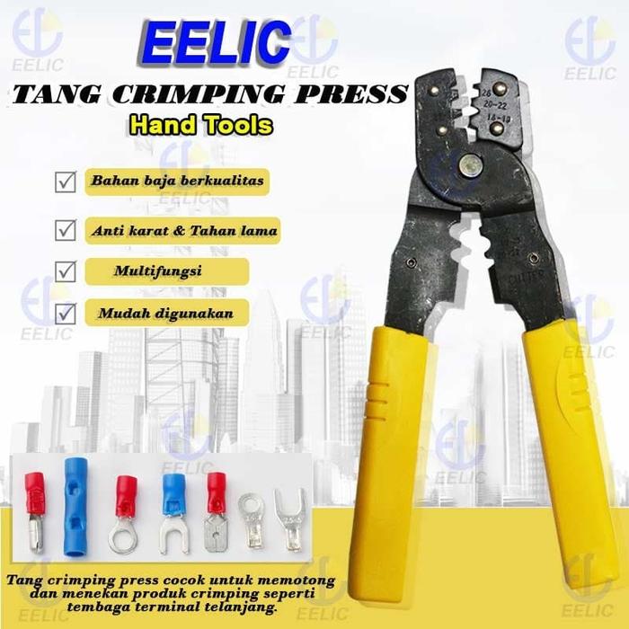 Gambar EELIC TAP-HS202B Tang crimping press skun hand tools crimping press dari EELIC undefined Tokopedia